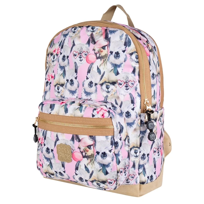 Pick & Pack Alpaca Backpack M Pink 8 Pick & Pack Alpaca Backpack M Pink - Image 6