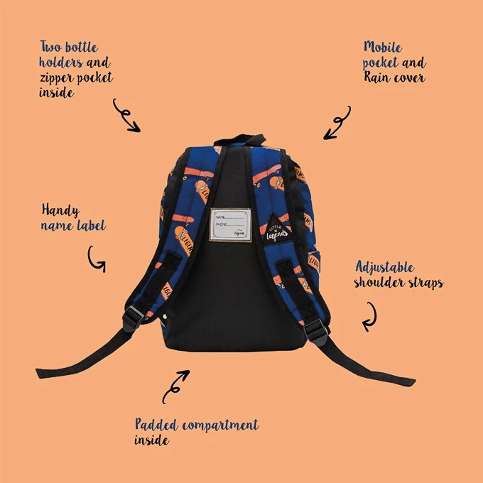 Little Legends Backpack L Skateboard 10 Little Legends Backpack L Skateboard - Image 8