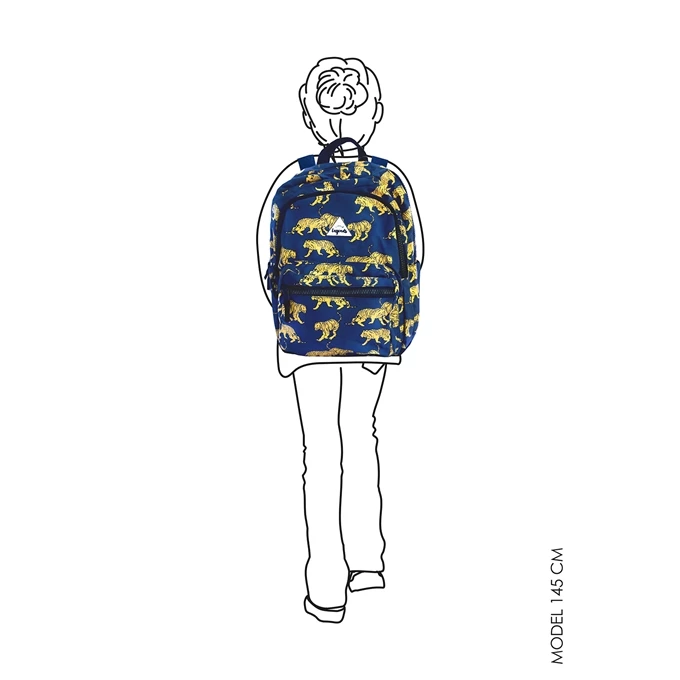 Little Legends Tiger Navy Blue Backpack L Donker Blauw 7 Little Legends Tiger Navy Blue Backpack L Donker Blauw - Image 5