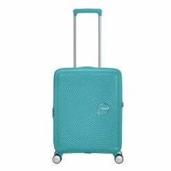 American Tourister Soundbox Spinner 55 Expandable Turquoise Tonic