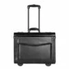 Dermata Business Leather Pilottrolley Zwart -reis winkel image 1652
