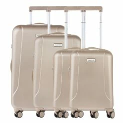 CarryOn Skyhopper 4-Delige Kofferset S/S/M/L Champagne