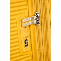 American Tourister Soundbox Spinner 77 Expandable Golden Yellow -reis winkel image 2359