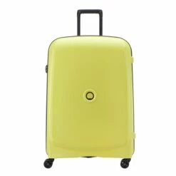 Delsey Belmont Plus 4 Wheel Trolley 76 Chartreuse Green