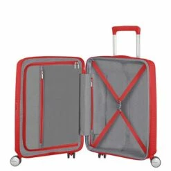 American Tourister Soundbox Spinner 55 Expandable Coral Red -reis winkel image 37