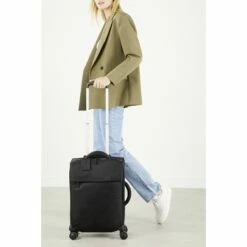 Lipault Plume Cabin Trolley Black -reis winkel image 4130