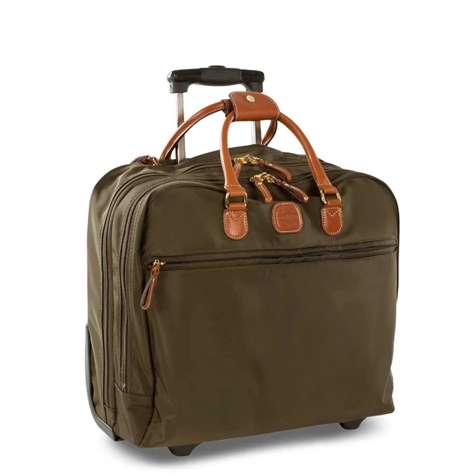 Bric's X-Travel Pilotcase Olive 4 Bric's X-Travel Pilotcase Olive - Image 2
