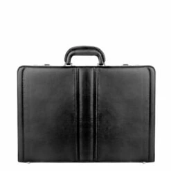 Dermata Business Leather Attaché Zwart