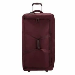 Lipault Foldable Plume Duffle/Wheels Bordeaux