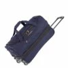 Travelite Basics Wheeled Duffle 55 Expandable Marine 2 Travelite Basics Wheeled Duffle 55 Expandable Marine -reis winkel image 6556