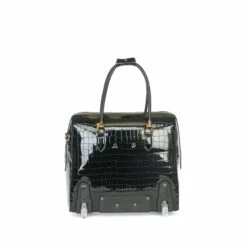 Olivia Lauren Alice Business Trolley Croco Zwart -reis winkel image 6639