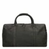 Travelbags The Base Leather Weekender Black