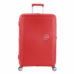 American Tourister Soundbox Spinner 77 Expandable Coral Red